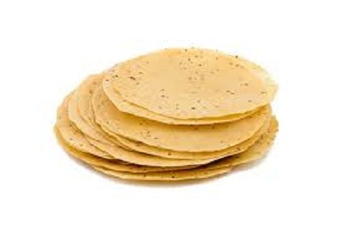 Hygienic Prepared Rich In Taste Crunchy And Salty Easy To Digest Papad
