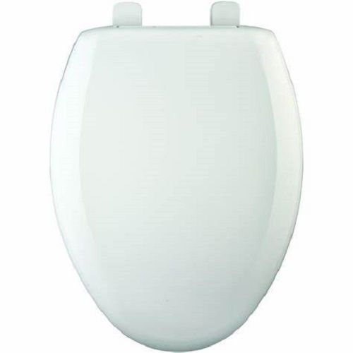 Stylish And Elongated Design White Color Plastic Toilet Seat Cover Installation Type: Deck Mounted