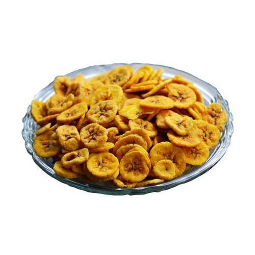 100% Fresh No Artificial Colour Testy And Crunchy For Tea Time Banana Chips  Packaging: Bag