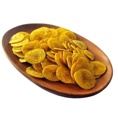 Crispy Delicious Tasty Round Shape Fried Salty Banana Chips