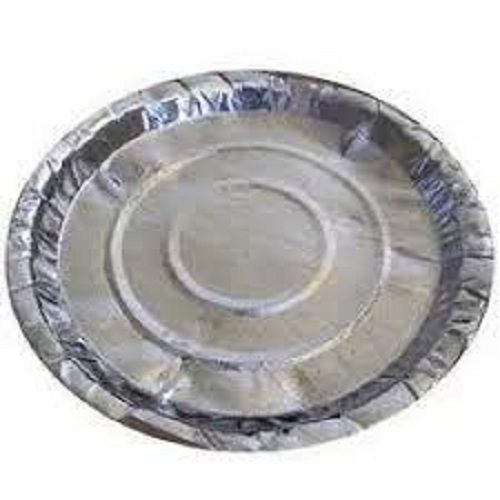 Plain Environment Friendly And Recyclable Silver Disposable Paper Plates