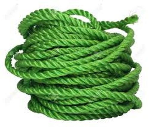 White Durable And Flexible Long Lasting Green Rope For Industrial And Domestic Use