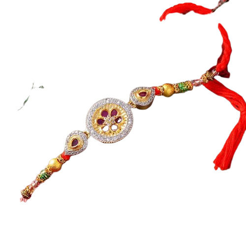 Elegant Skin Friendly Beautiful Floral Design Unbreakable Handmade Rakhi