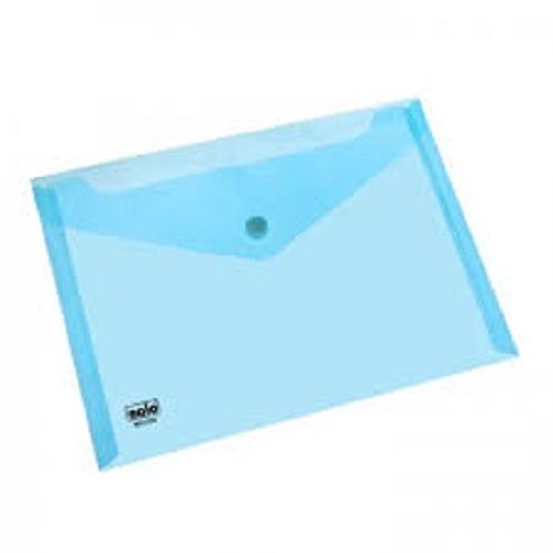 Blue A4 Rectangular Polyvinyl Chloride Ring Binding Plain File Folder 