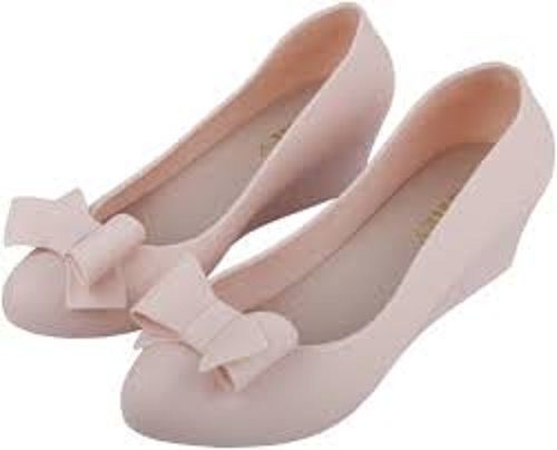 Quick Dry Pink Medium Heel Formal Stylish And Fancy Ladies Bellies