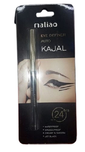 Black Easy To Apply Smudge Proof Larger Eyes Long Lasting Pencil Eyeliner