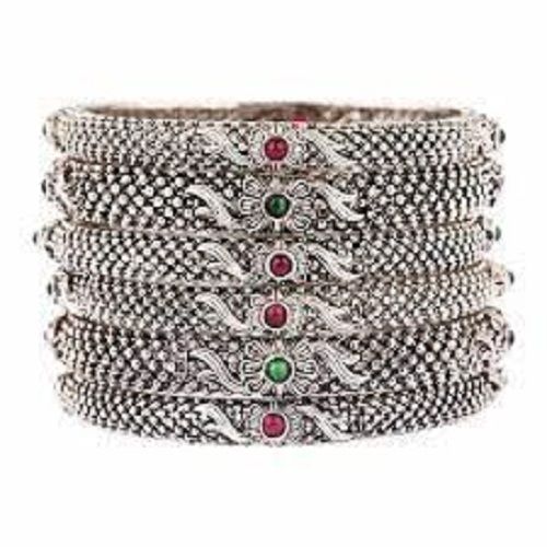 Woman Beautiful Attractive 60g Weight Fancy Traditional Modern Bangle Set