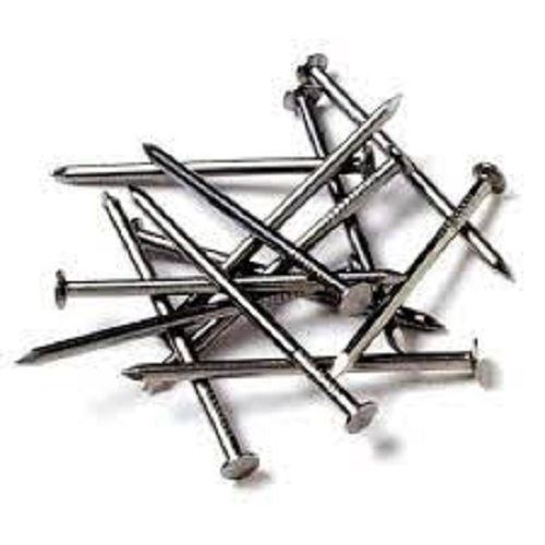 High Durable And Strength Corrosion Resistance Silver Finish Iron Nails Application: Building Construction