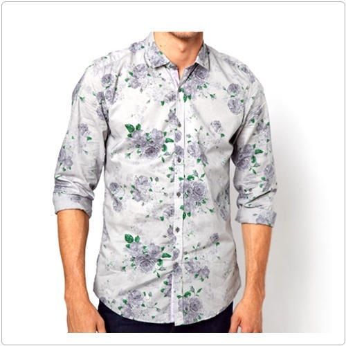 Skin Friendly Breathable And Washable Cotton Printed Shirt For Man Age Group: 18-23