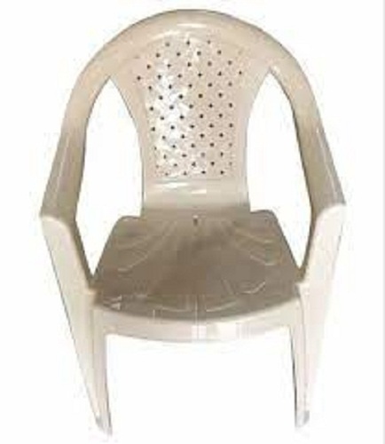 Easy To Clean Unbreakable Long Durable Lightweight Crack Resistant White Plastic Chairs