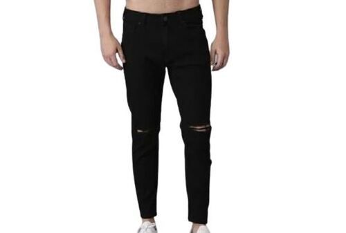 Men's Black No Fade Slim Straight Jeans | Men's Bottoms | HollisterCo.com