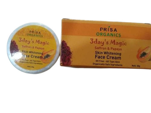 Skin Whitening Easy To Apply Skin Friendly Moisturizing Yellow Face Cream