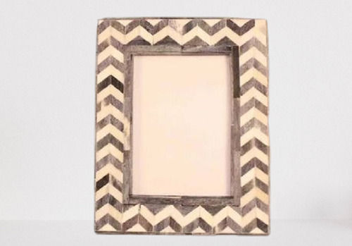 6 X 8 Inch Size 8mm Thickness Rectangle Brown Wooden Table Photo Frame