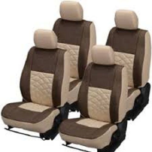 Cotton Designer Rexine Front And Back Car Seat Cover