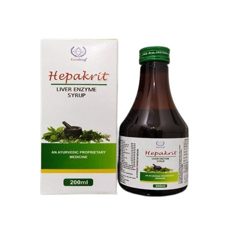 Hepakrit Liver Enzyme Syrup, 200 Ml General Medicines