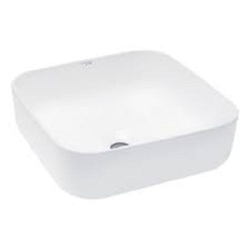 High Strength Simple White Color Wash Basin Installation Type: Wall Mounted