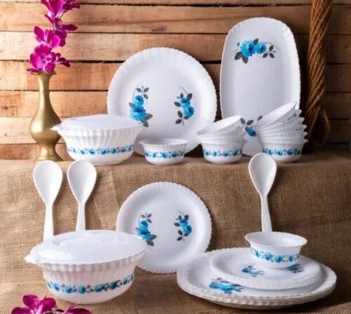 White Ceramic Crockery Dinner Set In Khurja at Rs 10000/set in Khurja