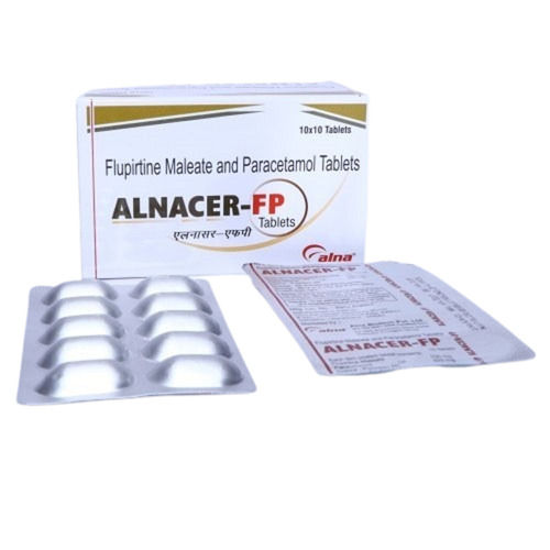 White Flupirtine Maleate And Paracetamol,Alnacer-Fp Tablets