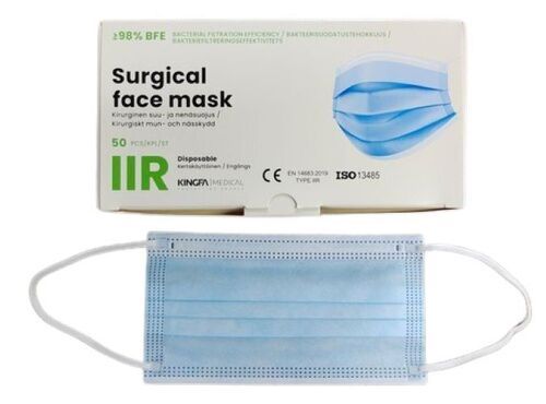 Kingfa 3ply Surgical Mask With Meltblown Filter