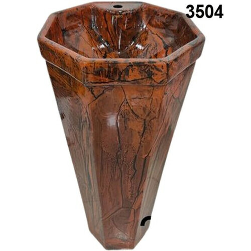 Brown Ceramic Wash Basin - Color: Any Color