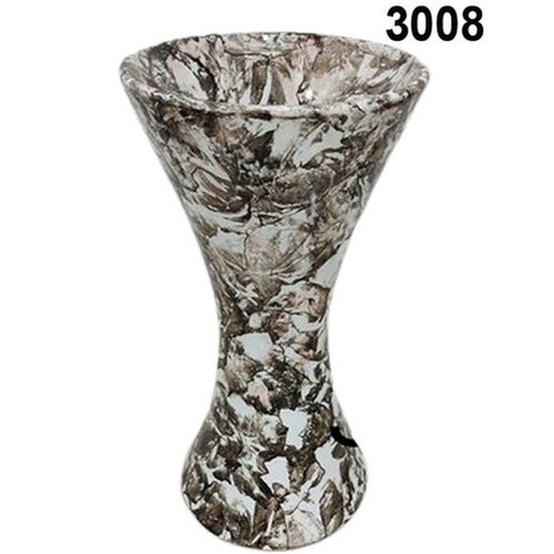 Damru Printed Ceramic Wash Basin - Color: Any Color