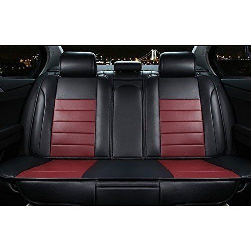 Comfortable And Good Quality Stylish Black And Red Leather Car Seat Cover