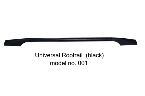 Finely Finished Universal Black Roof Rails