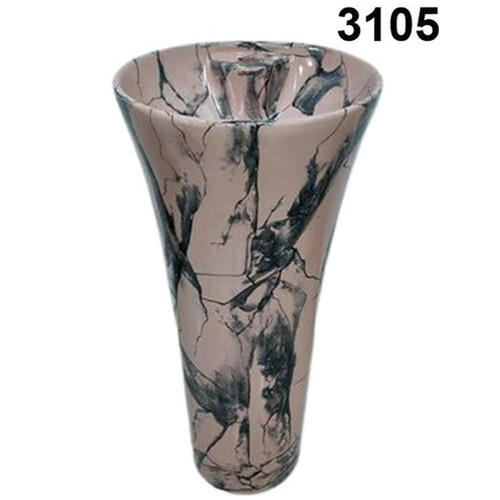 Lovato Printed Ceramic Wash Basin - Color: Any Color