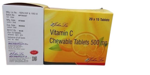 John Lee - Vitamin C Chewable Tablets, 500 Mg  General Medicines