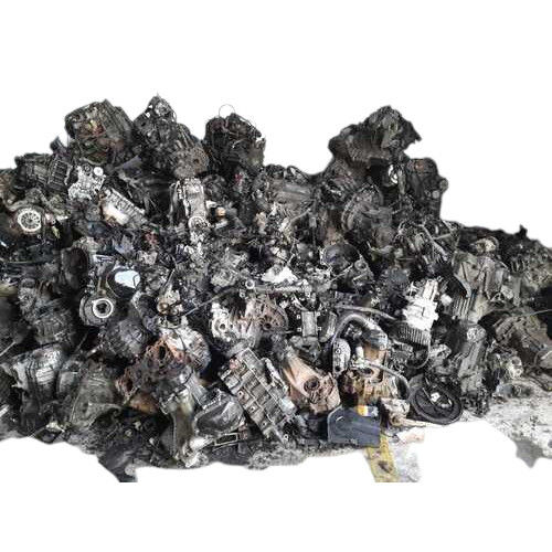 Black Aluminium Car Engine Scrap