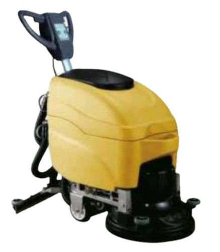 Yellow & Black Electric Walk Behind Scrubber Drier