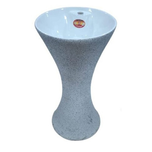 Eco Friendly Ceramic Pedestal Wash Basin - Color: Any Color