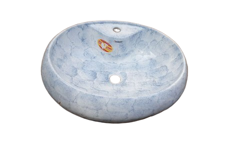 Swisware Wall Mounted Round Ceramic Wash Basin - Glossy Finish, Eco Friendly, Elegant Look | Easy Installation, Scratch Resistant, Skin Friendly