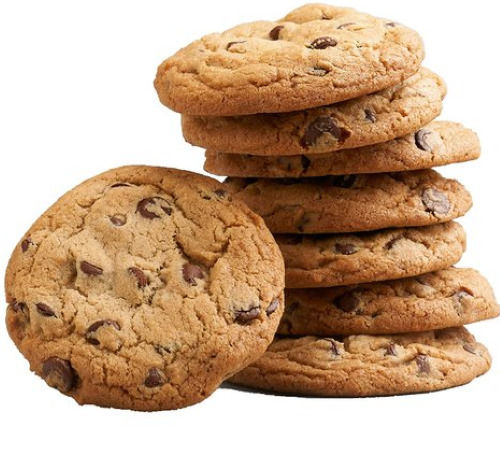 1 Kilogram Crispy And Delicious Round Sweet Baked Chocolate Chip Cookies