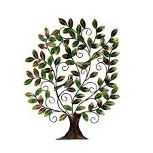 Floral Design Colorful Decorative Acrylic Tree Handicrafts Display