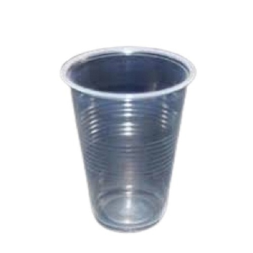 Uni Color 6 Inch Round Shape Transparent Plain Plastic Cups (120 Pieces
