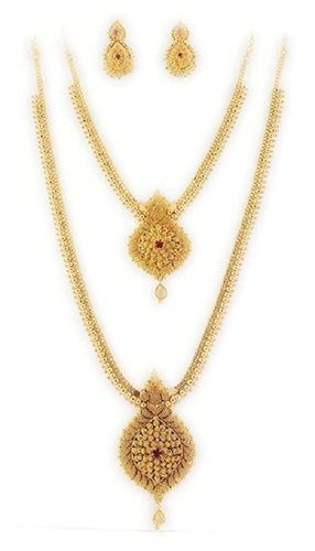 Copper Gold Plated Artificial Jewelry Set