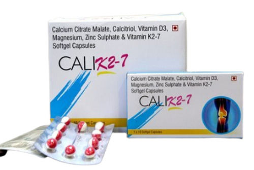 Calcitriol Calcium Carbonate. Vitamin K 27 Capsules General Medicines