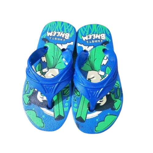 Daily Wear Chhota Bheem Printed Rubber Slippers