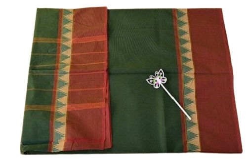 Casual Wear Plain Cotton Saree For Ladies