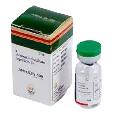 Liquid Form Box Packed Injection Drug Type Amikacin Sulphate 100 Mg For Adults