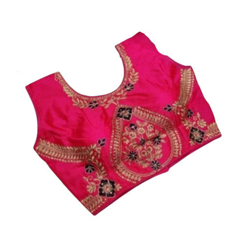 Comfortable And Quick Dry Sleeveless Embroidery Stylish Cotton Ladies Blouse