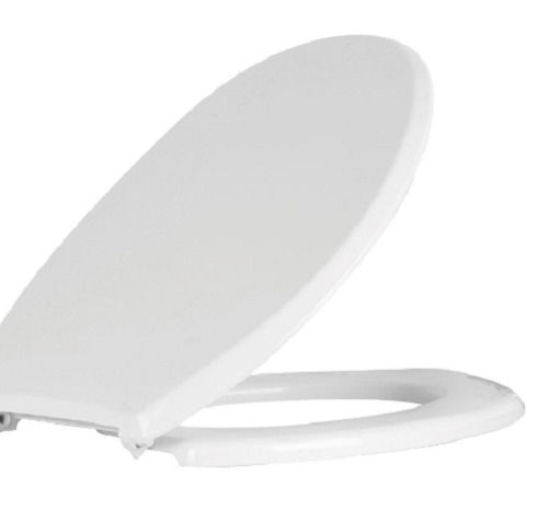 White Lightweight And Durable Oval Plastic Body Deck Mounted Toilet Seat Cover