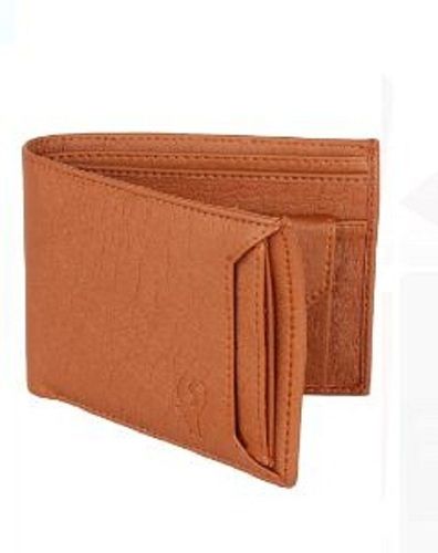 Security Men'S High Quality And Durable Genuine Brown Leather Wallet