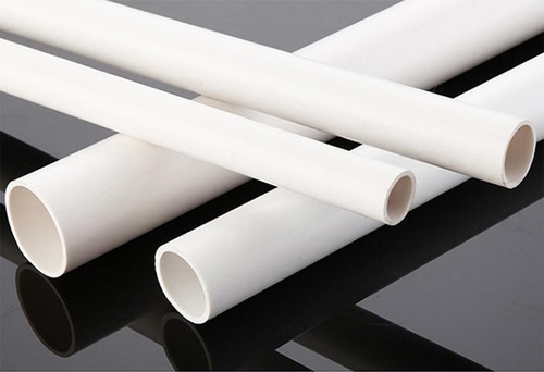 Weather And Temperature Resistant Unbreakable Plain White Round Plastic Pipes