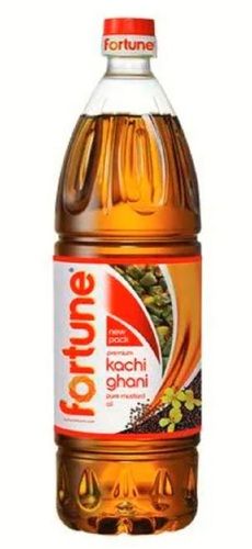 Brown 1 Liter Packed Commonly Cultivated And Cold Pressed Pure Kachi Ghani Mustard Oil