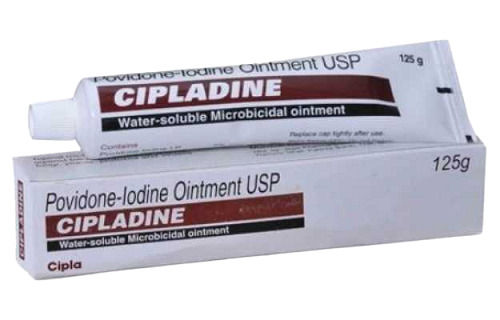 Povidone-Iodine Ointment Usp, Pack Of 125 Gram General Medicines