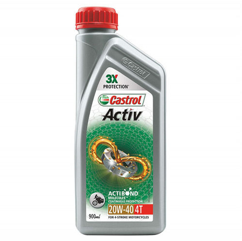 1 Liter 2% Ash 10% Water Content Vol Motorcycle Activ 4t 20w-40 Petrol Engine Oil