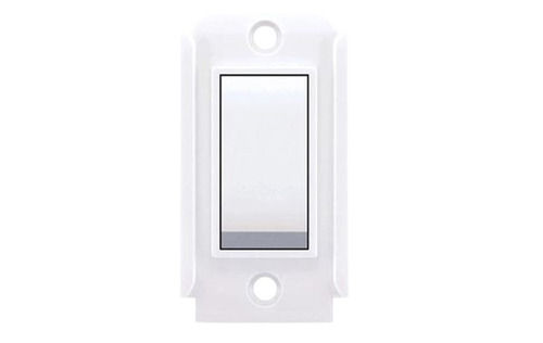 16 Ampere 220 Volt Polycarbonate Body Modular One Way Electrical Switch