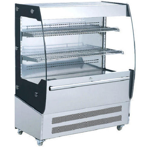 220 Voltage 50 Kilogram Stainless Steel And Glass Body Manual Grade Bakery Refrigerator 